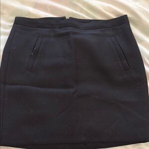 J. Crew Black Mini Pencil Skirt for Work